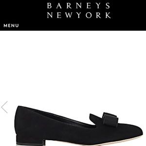 NWOT Barney’s New York black suede women’s shoes